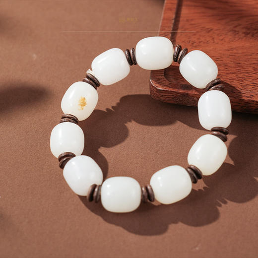 新疆国玉盟世玉羊脂玉手链【带证书·顺丰物流】 商品图3