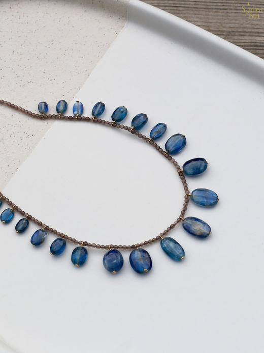 SpoiledBrat Jewelry14K注金蓝晶石项链 商品图3