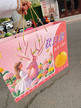 粉箱秋月梨礼盒