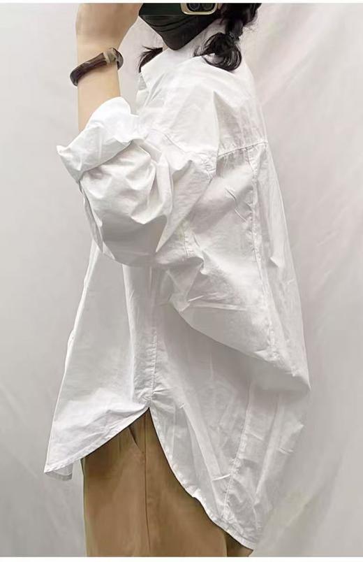 春季推荐2026→【自营】古泥5912 100%精梳棉单口袋设计感衬衫-喜出 商品图6