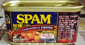 世棒 孜香烧烤味午餐肉188g