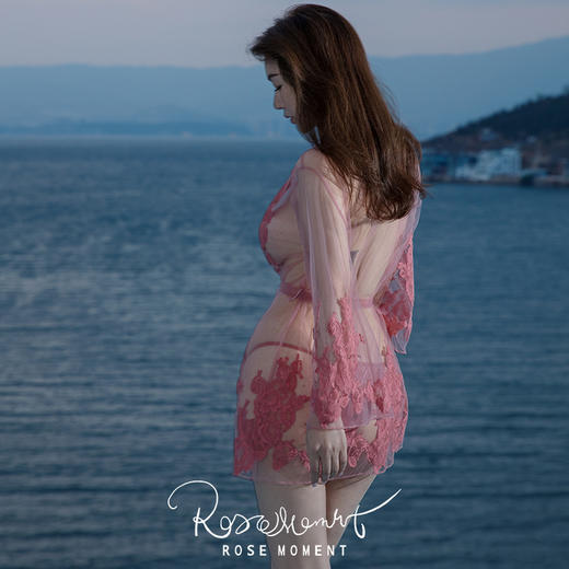 若隐若现网纱蕾丝中袍 P250319 商品图2