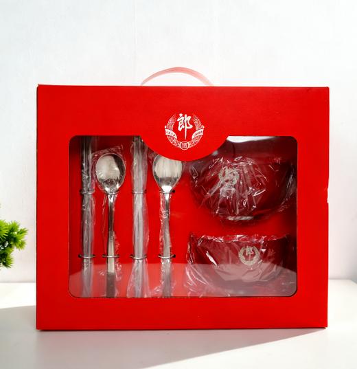 【精美碗套餐具】吉祥不锈钢餐具套装 商品图0
