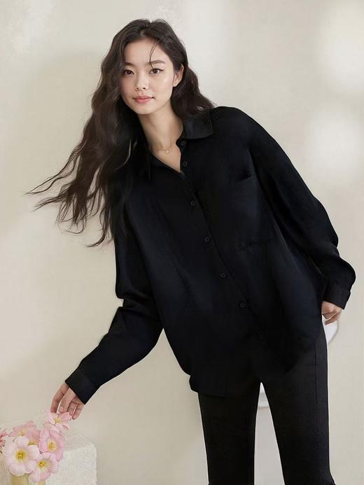 春季推荐2026→【自营】古泥9920 100%天丝方口袋衬衫-喜出 商品图1