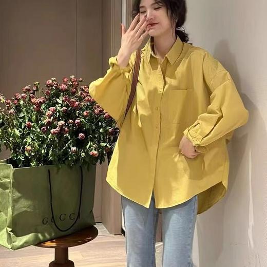 春季推荐2026→【自营】古泥5912 100%精梳棉单口袋设计感衬衫-喜出 商品图2