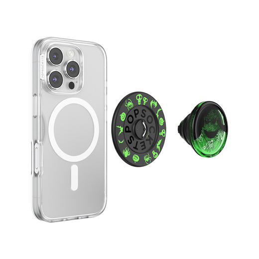 【圣诞夜惊魂】惊魂麻袋怪·MagSafe圆啪嗒 泡泡骚 X 迪士尼联名系列 MAGSAFE磁吸手机气囊支架 Round圆啪嗒系列 夜光 万圣 商品图3