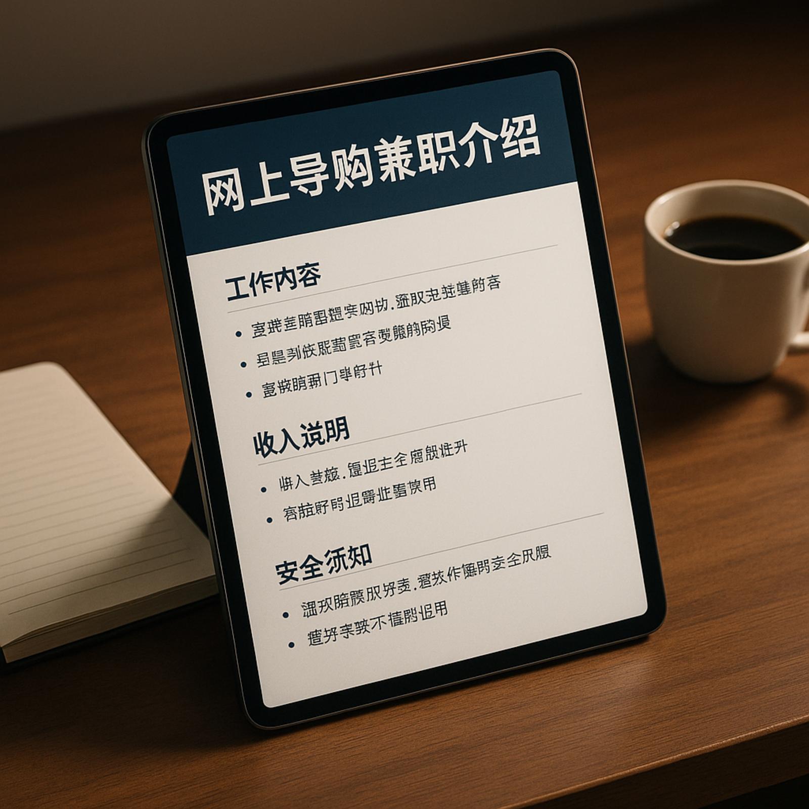 网上导购兼职具体做什么?