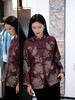 盛唐婧 | 轻奢新中式老缎提花对花对襟外套-牵牛紫 商品缩略图7