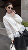 春季推荐2026→【自营】826简约法式蕾丝边休闲外套-喜出 商品缩略图3