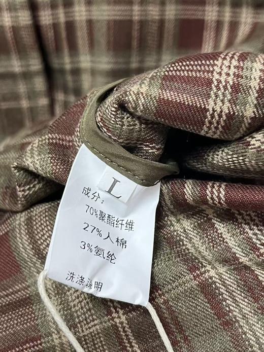 【秋新品】古泥7671中厚格子品质单件衬衫-喜出 商品图4