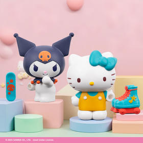 Jazwares 2英寸HELLO KITTY & FRIENDS 酷炫手办派对两件装酷炫复古系列