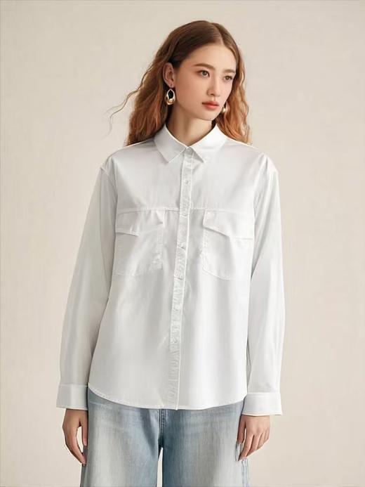 冰点价！仅限11.11！退货勿拍【秋新品】古泥7077 100%棉精致走线品质衬衫-喜出 商品图2