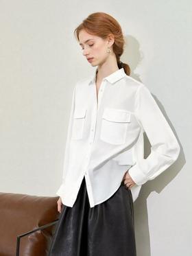 冰点价！仅限11.11！退货勿拍【秋新品】古泥7077 100%棉精致走线品质衬衫-喜出