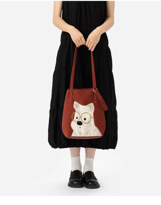 采绎来帆布单肩包 商品图9