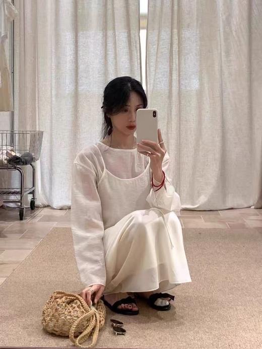 【自营】天丝棉！8939 多穿款82%天丝棉超仙两件套长袖小衫-喜出 商品图6