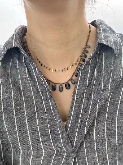 SpoiledBrat Jewelry14K注金蓝晶石项链 商品图5