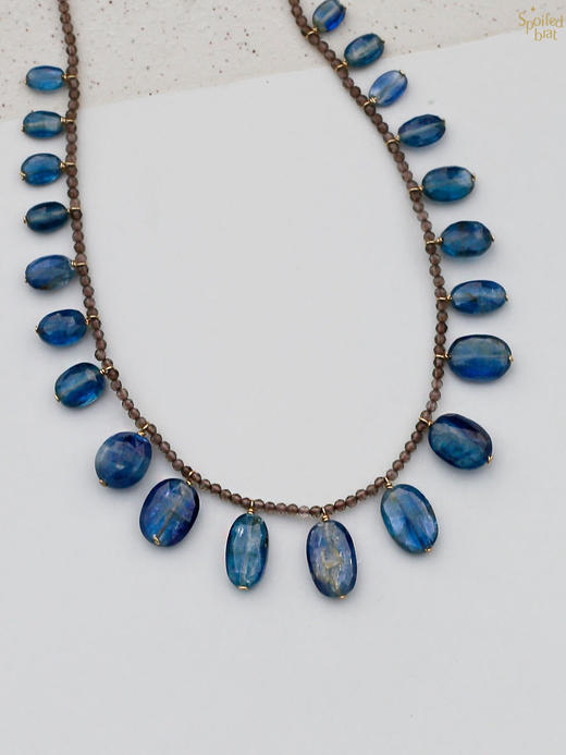 SpoiledBrat Jewelry14K注金蓝晶石项链 商品图0