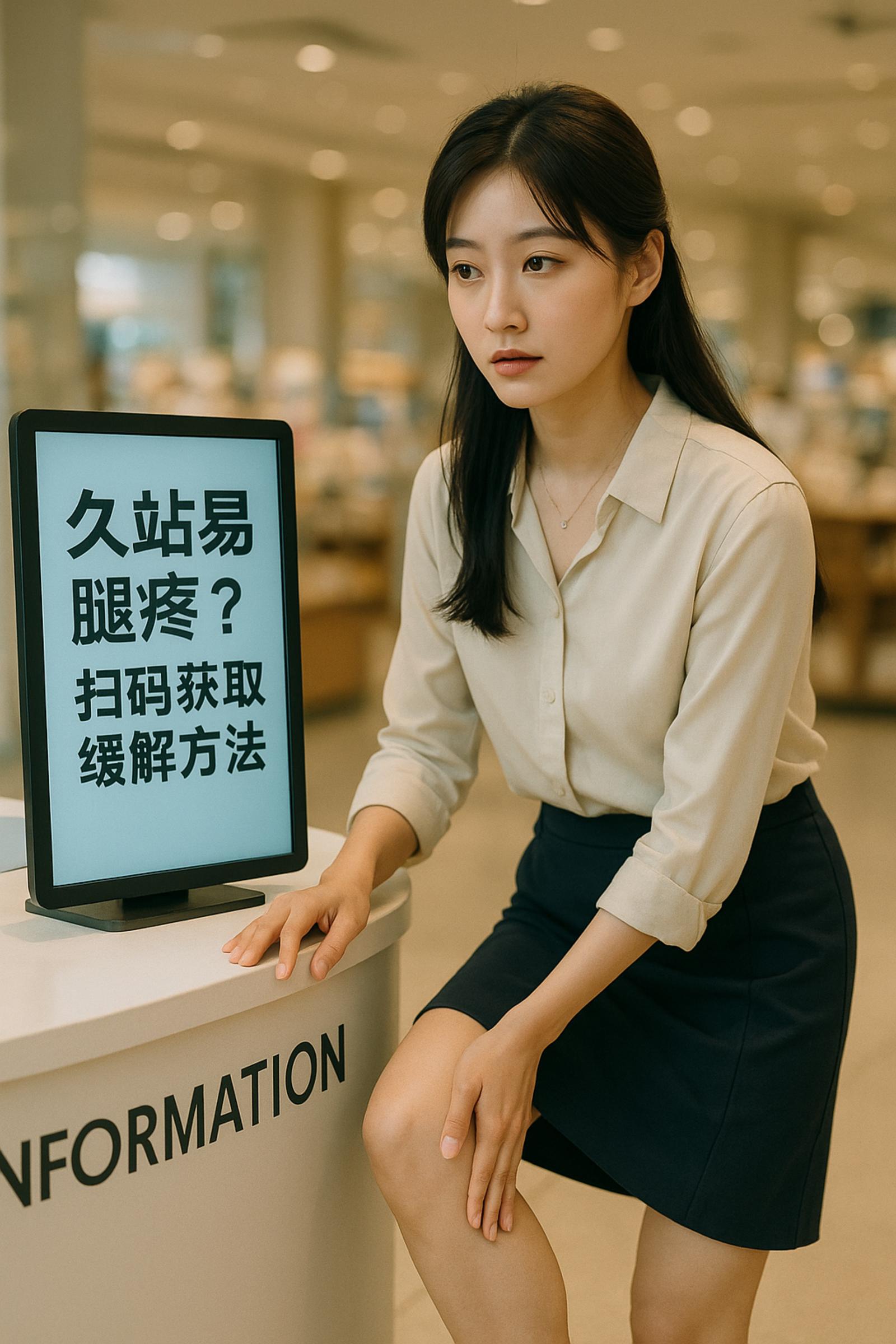 导购员久站为什么容易腿疼?