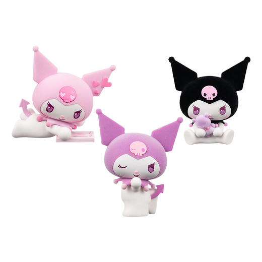 Jazwares 4英寸KUROMI 趣味植绒三件套装JAZCHKT0460 商品图0