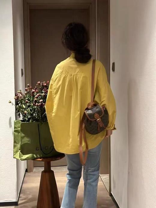 春季推荐2026→【自营】古泥5912 100%精梳棉单口袋设计感衬衫-喜出 商品图1
