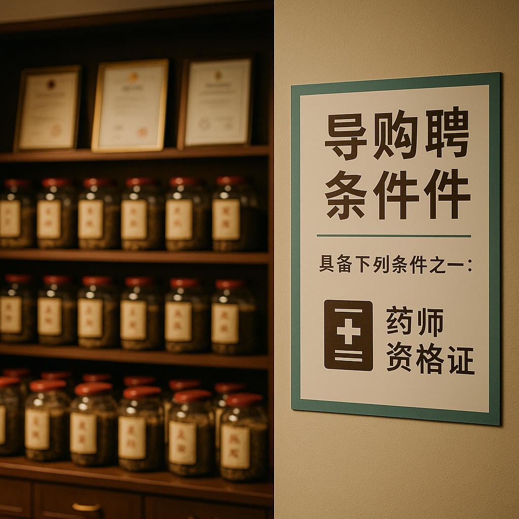 中药导购最基础的入门证书有哪些？