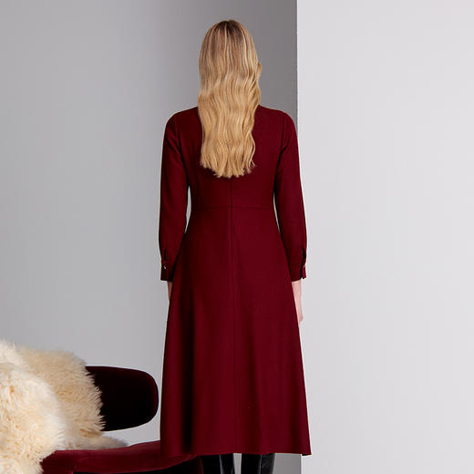 EITIE爱特爱领口钻链装饰精致高腰显瘦礼服8477103 商品图5