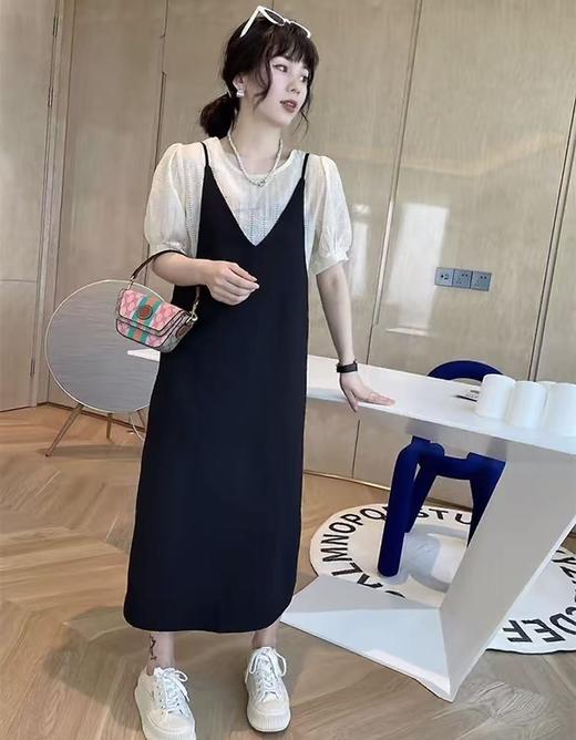 冰点价！仅限11.11！退货勿拍（不支持退）古泥（套装）7203短袖小衫➕吊带裙两件套-喜出 商品图2