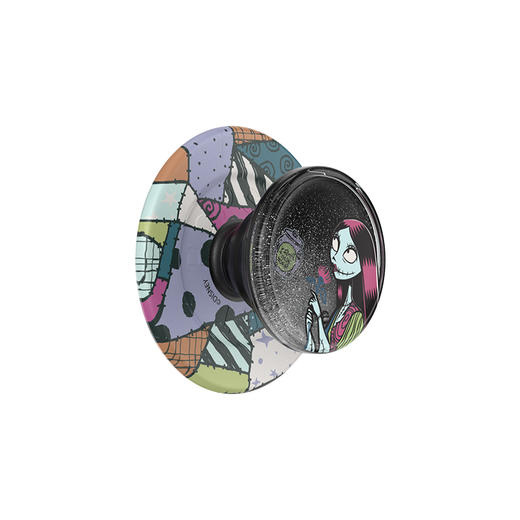 【圣诞夜惊魂】莎莉之夜·MagSafe圆啪嗒 泡泡骚 X 迪士尼联名系列 MAGSAFE磁吸手机气囊支架 Round圆啪嗒系列 黑色 万圣 商品图0