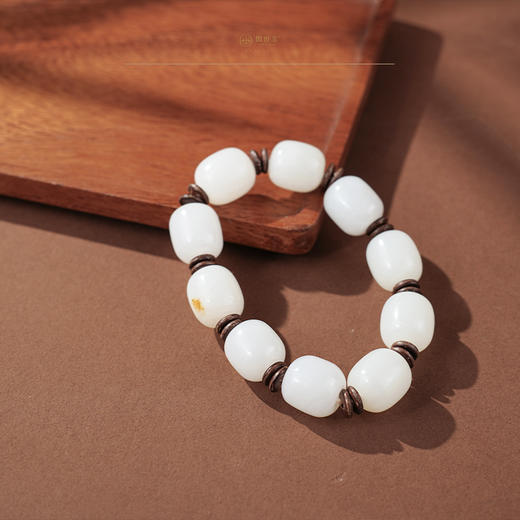 新疆国玉盟世玉羊脂玉手链【带证书·顺丰物流】 商品图2