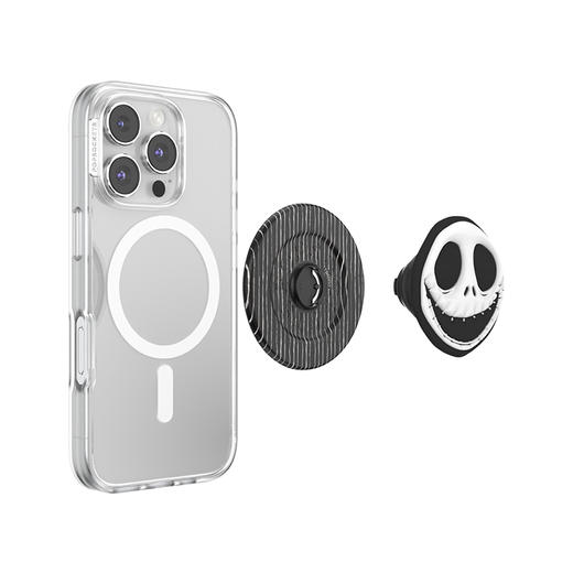 【圣诞夜惊魂】戳戳杰克王·MagSafe圆啪嗒 泡泡骚 X 迪士尼联名系列 MAGSAFE磁吸手机气囊支架 Round圆啪嗒系列 白色  万圣 商品图3