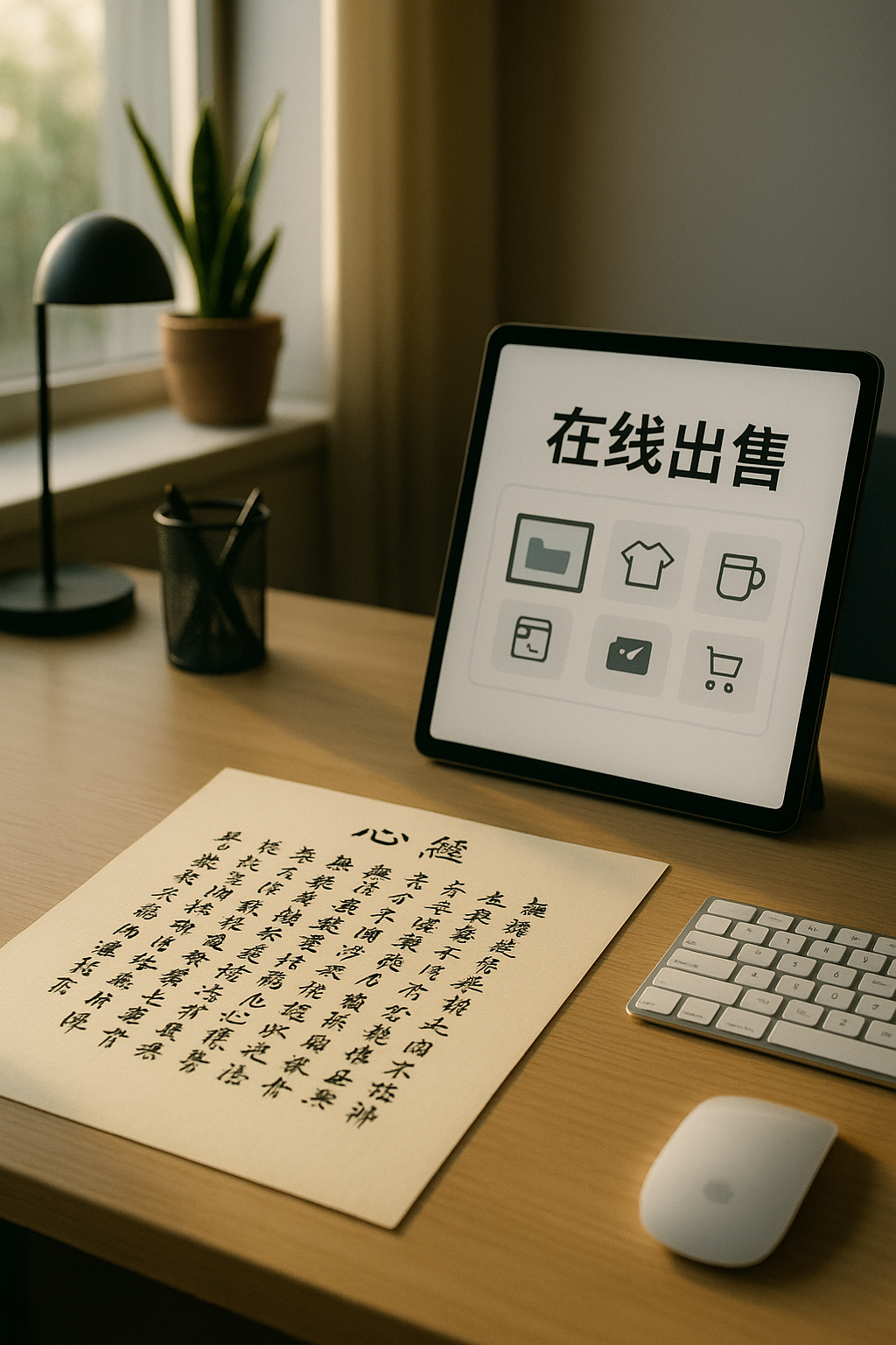 哪些网络平台适合心经书法作品售卖？