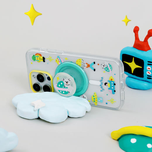 【奇妙假期】AKA的太空之旅 POPCASE手机壳 MagSafe Popcase磁吸款 透明 拼接 卡通 iPhone17/16/15/14/13 商品图1