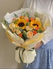 【当日达】顺丰免邮◆向日葵 橙多头 香槟 洋甘菊 尤加利叶 绿灵草 热烈且渴望 手捧花 商品缩略图0