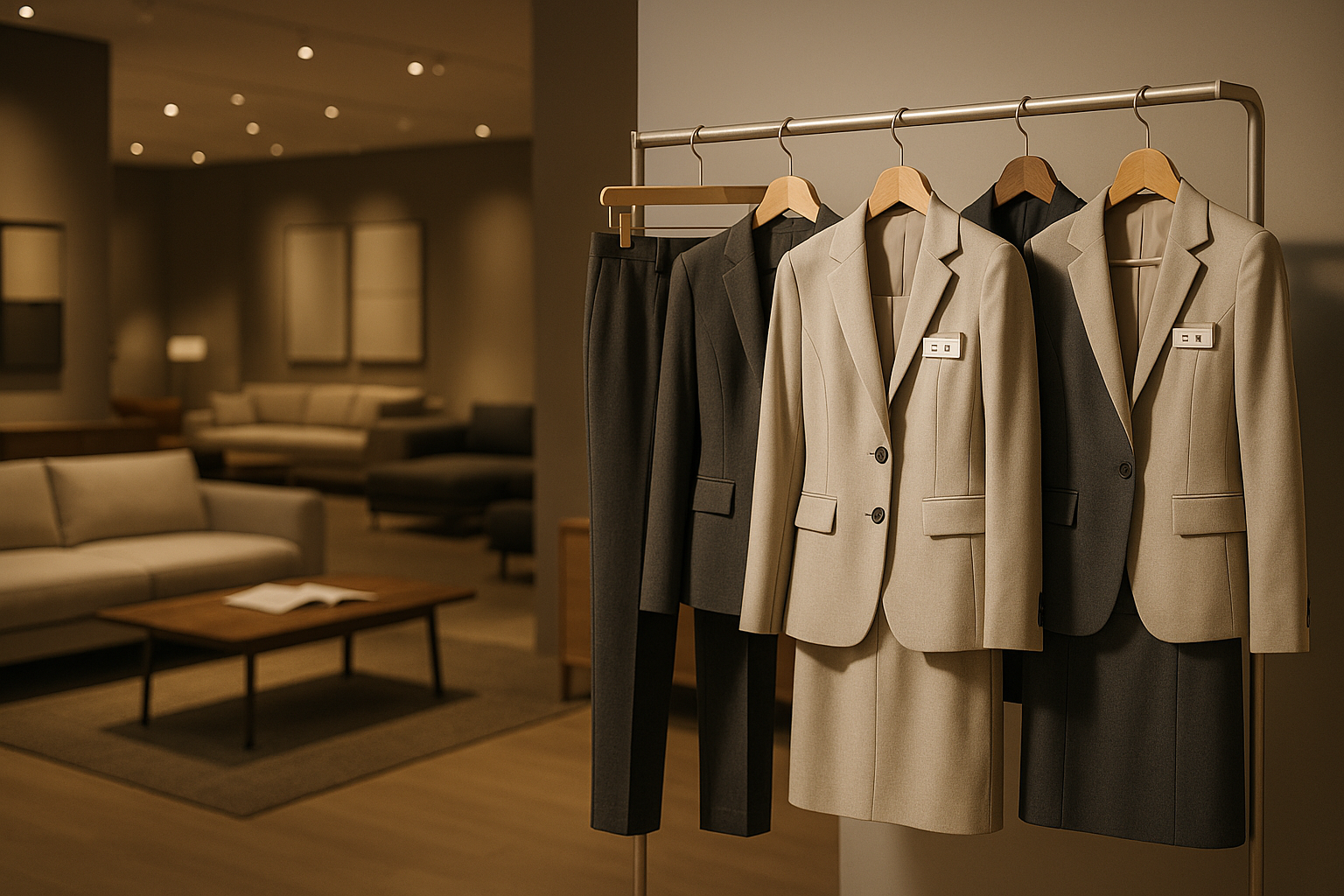 家俱店导购服装常见款式有哪几种？