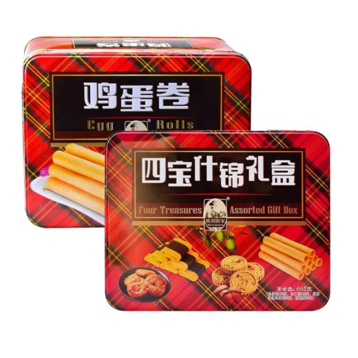 妈阁饼家鸡蛋卷/妈阁四宝448g 香酥可口甄选美味齐分享 055591/055592 商品图0