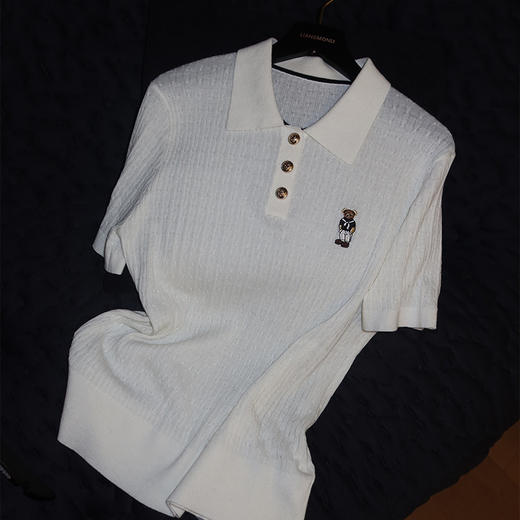 【预售7天】良木礼羊毛Polo上衣（Q2584306） 商品图1