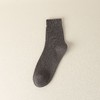袜子纯棉男款中筒女性中性全棉双针袜透气吸汗商务休闲纯色袜子/双 商品缩略图8