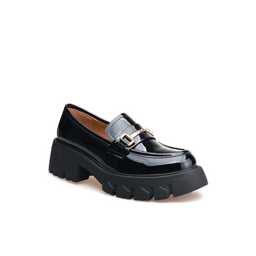 豪麟名鞋奥莱迪嘉女鞋乐福鞋牛移膜革DJXXO52WS206黑色  原价1960元 商品图0