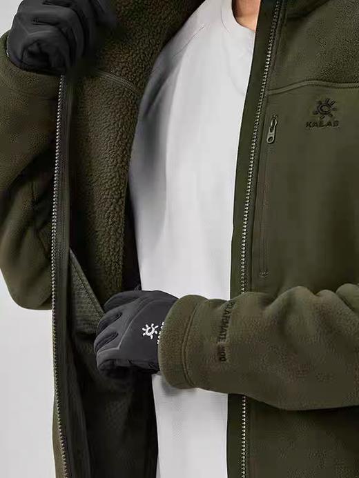 KLS立领抓绒外套男冬款轻量保暖户外运动登山徒步 商品图7