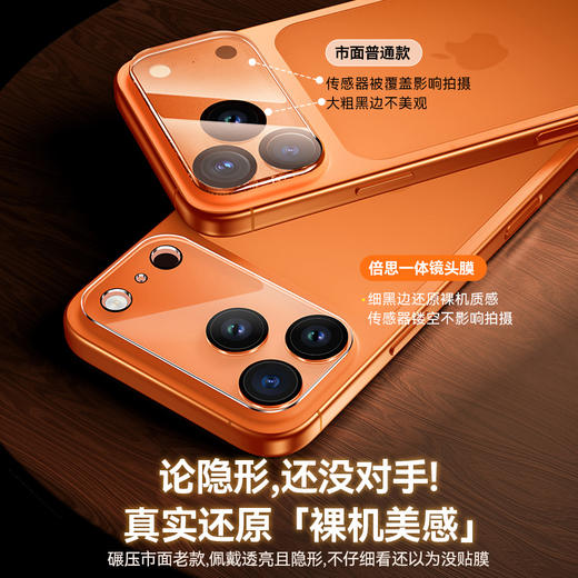 【69元3件】倍思 晶瓷系列 高清全框镜头膜 iPhone15-17系列 双片装 透明 双片装 商品图1