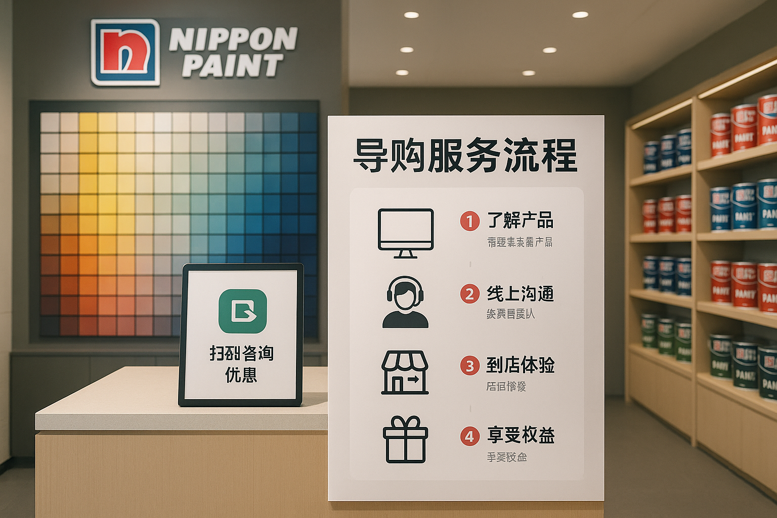 如何体验立邦导购服务？