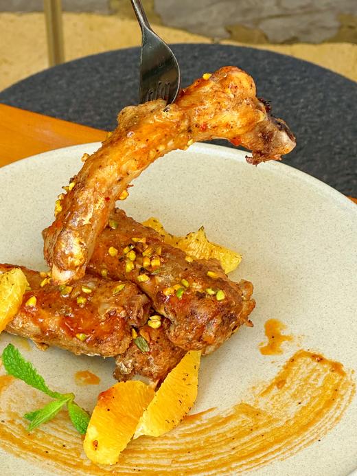 炭烤猪肋排薄荷和烤橙子【双汇猪精排，强烈推荐，微辣】 商品图0