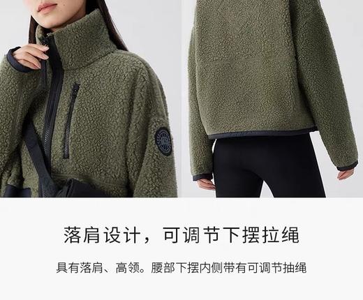 CANADA GOOSE加拿大鹅 Simcoe 女士黑标羊毛拉链毛衣夹克 商品图7