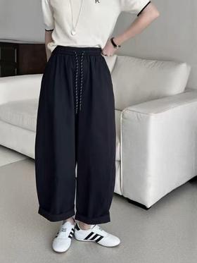 女王节抢购价-不支持退 退货勿拍【秋上新】A801酵洗舒绒棉水洗棉秋款宽松气球裤休闲裤-喜出