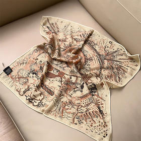 【不退不换】【预售7天】良木礼真丝羊毛丝巾（Q2591635）