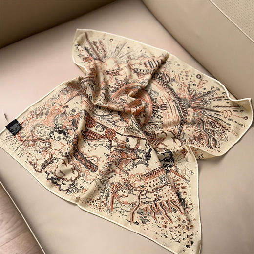 【不退不换】【预售7天】良木礼真丝羊毛丝巾（Q2591635） 商品图0