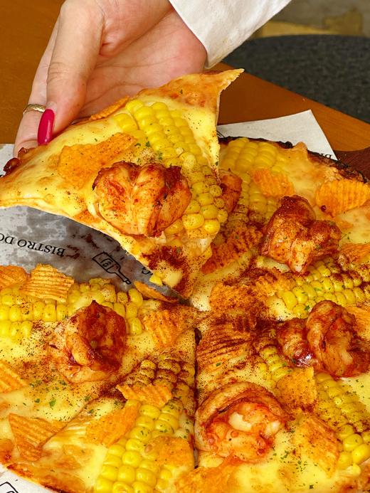 辣黑虎虾玉米薄饼披萨【小韩同款】 商品图0