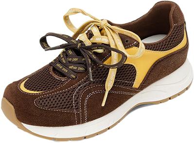 西村名物2025年秋季新款撞色双鞋带休闲潮酷复古运动鞋老爹鞋T25CM31761 商品图11