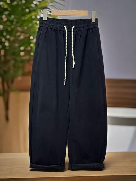 女王节抢购价-不支持退 退货勿拍【秋上新】A801酵洗舒绒棉水洗棉秋款宽松气球裤休闲裤-喜出 商品图1