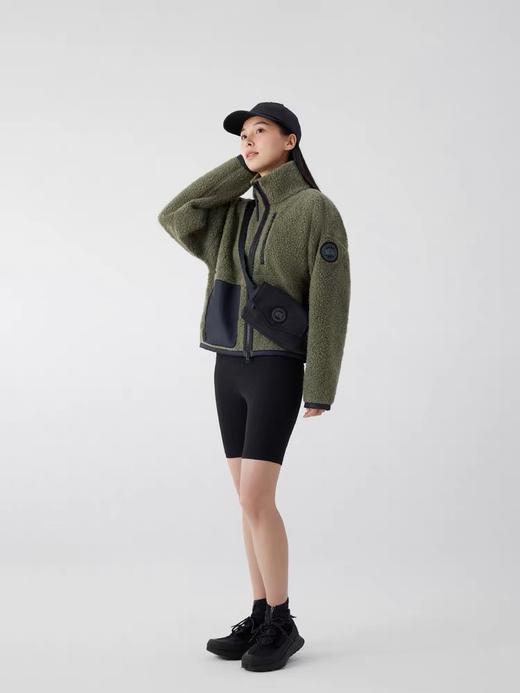 CANADA GOOSE加拿大鹅 Simcoe 女士黑标羊毛拉链毛衣夹克 商品图4